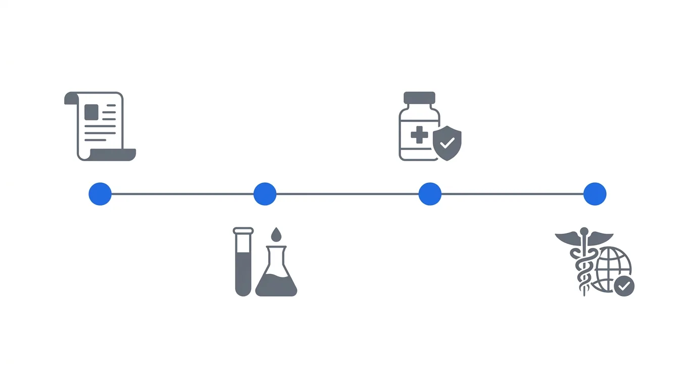 Semaglutide milestone timeline: Ozempic 2017, Rybelsus 2019, Wegovy 2021, SUSTAIN-6 T2D data, SELECT obesity data